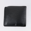 LOUIS VUITTON Monogram Epi Wallet 3 Set Black LV Auth 150323-17