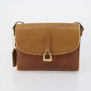 BURBERRY Nova Check Hand Bag Nylon Leather 2 Set Beige Brown Auth 150325-10