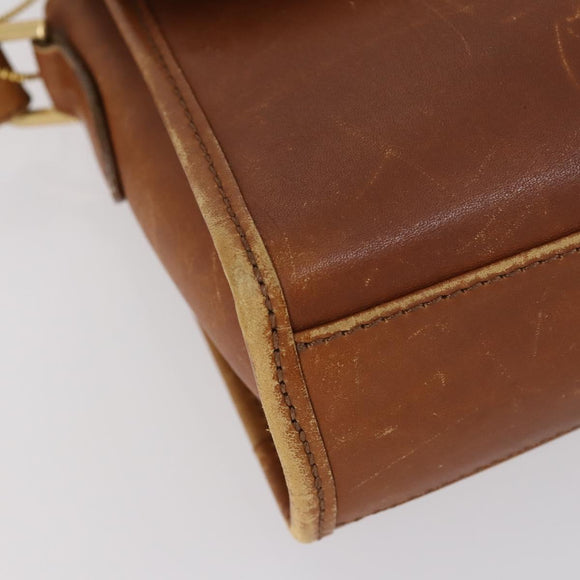 BURBERRY Nova Check Hand Bag Nylon Leather 2 Set Beige Brown Auth 150325