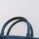 LOUIS VUITTON Epi Porte Documents Voyage Bag 2 Set Black Blue LV Auth 150326-14