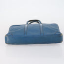 LOUIS VUITTON Epi Porte Documents Voyage Bag 2 Set Black Blue LV Auth 150326-15