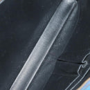 LOUIS VUITTON Epi Porte Documents Voyage Bag 2 Set Black Blue LV Auth 150326-19