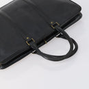 LOUIS VUITTON Epi Porte Documents Voyage Bag 2 Set Black Blue LV Auth 150326-5