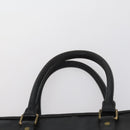 LOUIS VUITTON Epi Porte Documents Voyage Bag 2 Set Black Blue LV Auth 150326-6