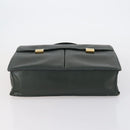 LOUIS VUITTON Taiga Business Bag 2 Set Green Bordeaux LV Auth 150327-15