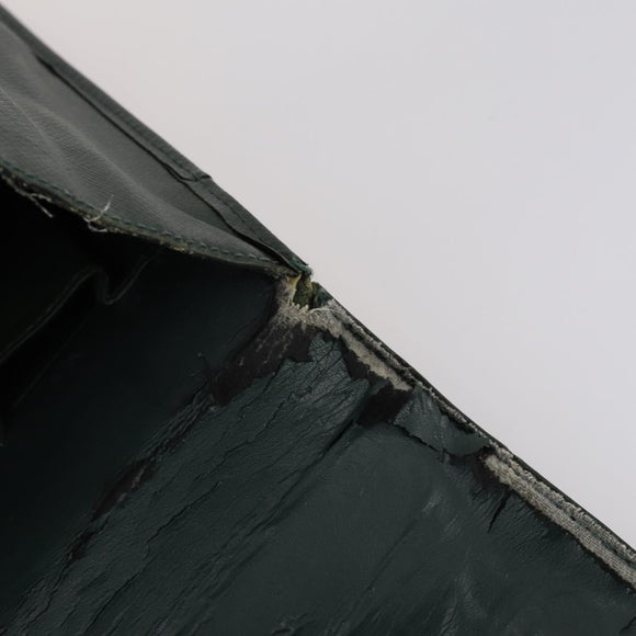 LOUIS VUITTON Taiga Business Bag 2 Set Green Bordeaux LV Auth 150327