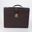 LOUIS VUITTON Taiga Business Bag 2 Set Green Bordeaux LV Auth 150327-2