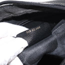 GUCCI GG Supreme Web Sherry Line Bag PVC Black Gold 119 02 088 Auth 150341-12