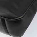 GUCCI Bamboo Hand Bag Leather Black Gold 001 0166 1638 Auth 150344-15