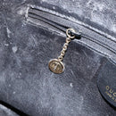 GUCCI Bamboo Hand Bag Leather Black Gold 001 0166 1638 Auth 150344-20