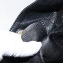 GUCCI Bamboo Hand Bag Leather Black Gold 001 0166 1638 Auth 150344-12