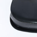 Salvatore Ferragamo Gancini Shoulder Bag Leather Navy Gold Auth 150345-12