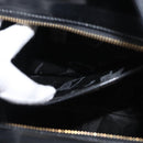 Salvatore Ferragamo Gancini Tote Bag Patent leather Black Gold Auth 150346-20