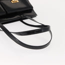 Salvatore Ferragamo Gancini Tote Bag Patent leather Black Gold Auth 150346-7