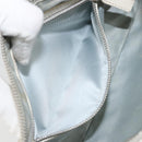 Christian Dior Romantic Trotter Canvas Shoulder Bag PVC White Silver Auth 150352V-24