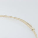 Christian Dior Romantic Trotter Canvas Shoulder Bag PVC White Silver Auth 150352V-14