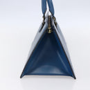 LOUIS VUITTON Epi Sac Triangle Hand Bag Blue M52095 LV Auth 150353-3