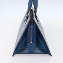LOUIS VUITTON Epi Sac Triangle Hand Bag Blue M52095 LV Auth 150353-4