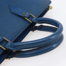 LOUIS VUITTON Epi Sac Triangle Hand Bag Blue M52095 LV Auth 150353-7