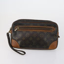 LOUIS VUITTON Monogram Marly Dragonne GM Clutch Bag 2 Set M51825 LV Auth 150355-2