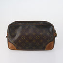 LOUIS VUITTON Monogram Marly Dragonne GM Clutch Bag 2 Set M51825 LV Auth 150355-3