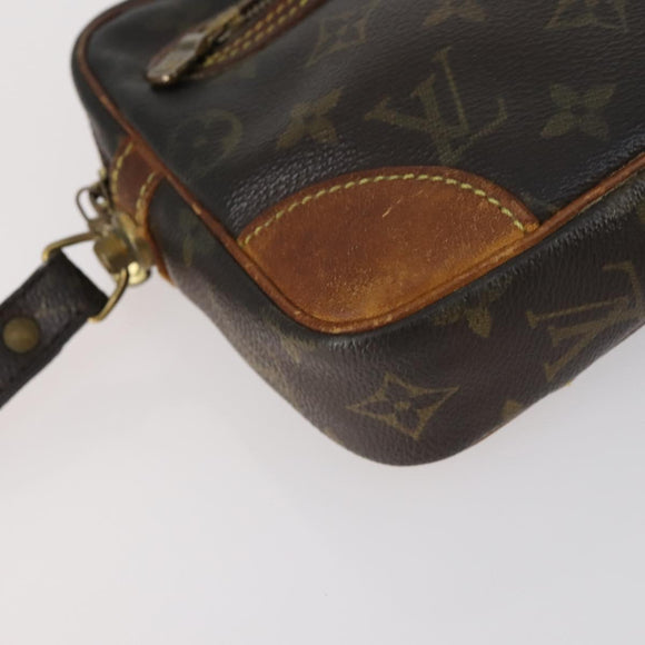 LOUIS VUITTON Monogram Marly Dragonne GM Clutch Bag 2 Set M51825 LV Auth 150355