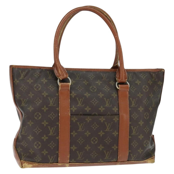 LOUIS VUITTON Monogram Sac Weekend PM Hand Bag M42425 LV Auth 150361