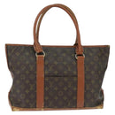LOUIS VUITTON Monogram Sac Weekend PM Hand Bag M42425 LV Auth 150361-13