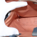 FENDI 2 JOURS Hand Bag Leather 2way Blue Silver Auth 150363-21