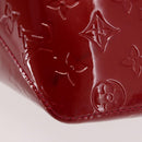 LOUIS VUITTON Monogram Vernis Bellevue PM Bag Pomme D'amour M93583 Auth 150365-9