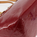 LOUIS VUITTON Monogram Vernis Bellevue PM Bag Pomme D'amour M93583 Auth 150365-14