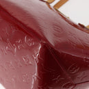 LOUIS VUITTON Monogram Vernis Bellevue PM Bag Pomme D'amour M93583 Auth 150365-15