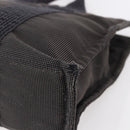 HERMES Her Line PM Hand Bag Canvas Gray Auth 150368-12