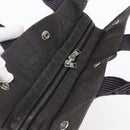 HERMES Her Line PM Hand Bag Canvas Gray Auth 150368-6