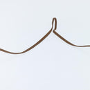 Christian Dior Honeycomb Canvas Shoulder Bag PVC Beige gold Auth 150369-8