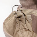 Chloe Lily Shoulder Bag Leather 2way Purple Gold Auth 150370-21