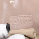 Chloe Lily Shoulder Bag Leather 2way Purple Gold Auth 150370-23