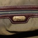 FENDI Zucca Canvas Hand Bag 2way Black Brown Auth 150372-24