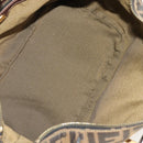 FENDI Zucca Canvas Hand Bag 2way Black Brown Auth 150372-11