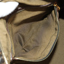 FENDI Zucca Canvas Hand Bag 2way Black Brown Auth 150372-28