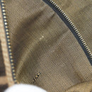 FENDI Zucca Canvas Hand Bag 2way Black Brown Auth 150372-12