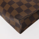 LOUIS VUITTON Damier Ebene Poche Toilette 26 Pouch N47543 LV Auth 150375-16