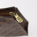 LOUIS VUITTON Damier Ebene Poche Toilette 26 Pouch N47543 LV Auth 150375-9
