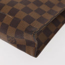 LOUIS VUITTON Damier Ebene Poche Toilette 26 Pouch N47543 LV Auth 150375-14