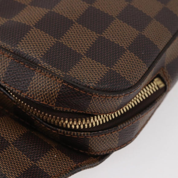 LOUIS VUITTON Damier Ebene Geronimos Shoulder Bag N51994 LV Auth 150376