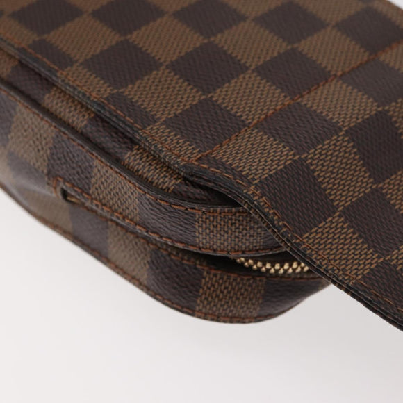 LOUIS VUITTON Damier Ebene Geronimos Shoulder Bag N51994 LV Auth 150376