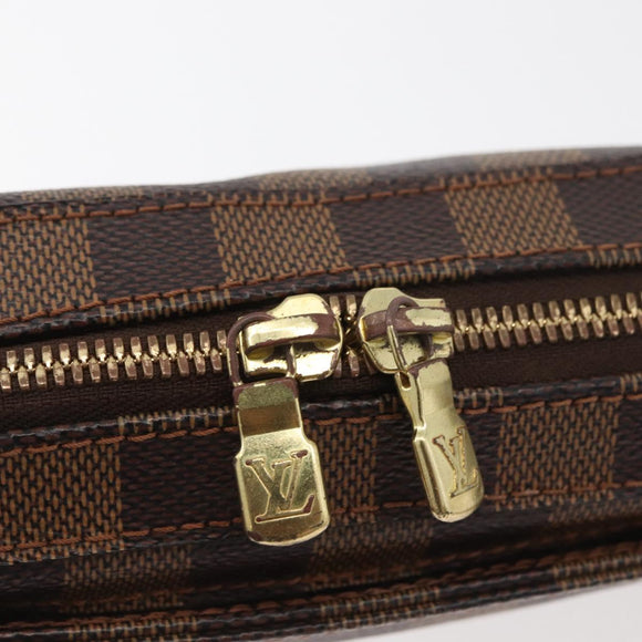 LOUIS VUITTON Damier Ebene Geronimos Shoulder Bag N51994 LV Auth 150376