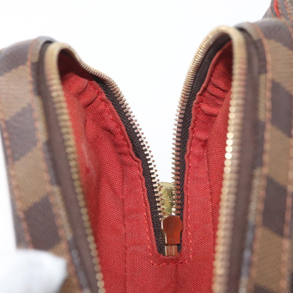 LOUIS VUITTON Damier Ebene Geronimos Shoulder Bag N51994 LV Auth 150376