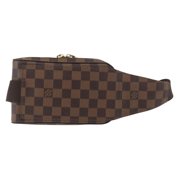 LOUIS VUITTON Damier Ebene Geronimos Shoulder Bag N51994 LV Auth 150376