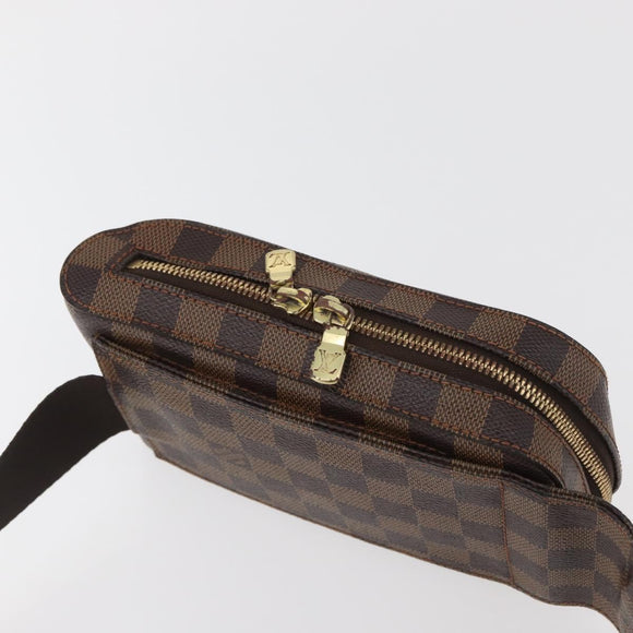 LOUIS VUITTON Damier Ebene Geronimos Shoulder Bag N51994 LV Auth 150376